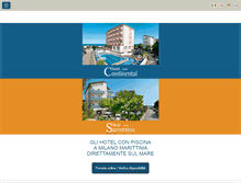 Tablet Screenshot of continentalsanremo.com